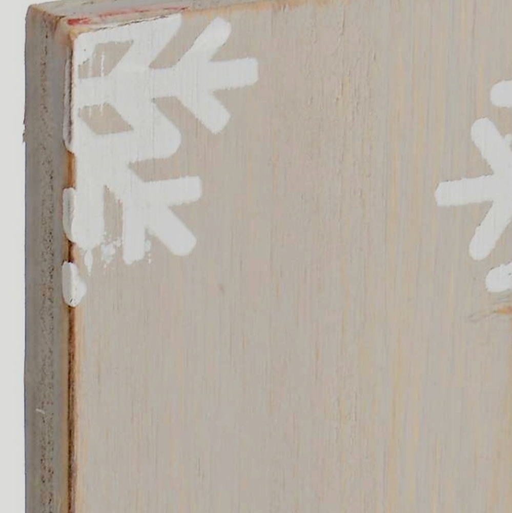 Kirklands Believe Wooden Mantel Stocking H… - Picture 4 of 5
